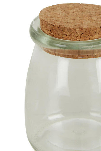 Tromso Set Of 6 Round Glass Jars