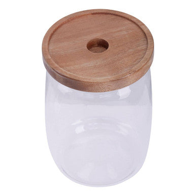 Tromso Glass Storage Jar with Acacia Lid 1260 ml - image 5