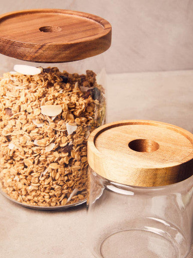 Tromso Glass Storage Jar with Acacia Lid 1260 ml - image 4