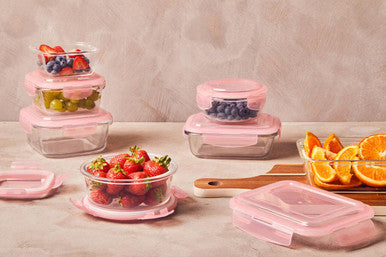 Freska 640Ml Rectangular Glass Container