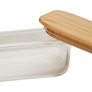 Freska Glass Container with Bamboo Lid 1040ml