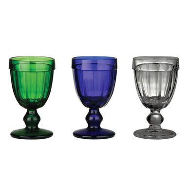 Blue Glass Coloured Sundae Goblet
