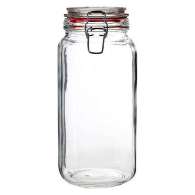 Luca Deli 2000ml Airtight Glass Storage Jar