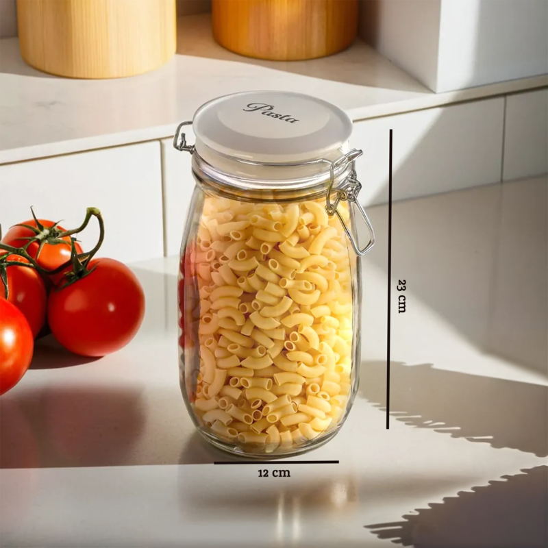 Diego Pasta Glass Storage Jar 1500ml