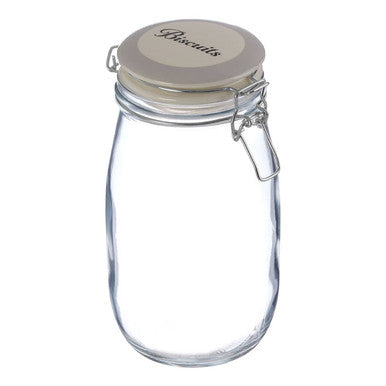 Diego Biscuit Glass Storage Jar 1500ml - image 1