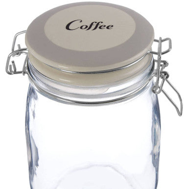 Diego Coffee Glass Storage Jar 1000ml