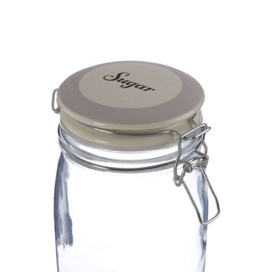Diego Sugar Glass Storage Jar 1000ml
