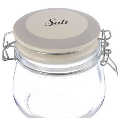 Diego Salt Glass Storage Jar 500ml