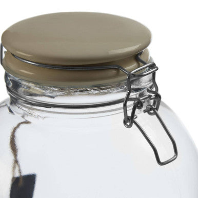 Grocer Large Glass Storage Jar 4200ml