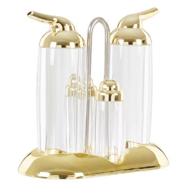 Gozo Gold 4 Piece Condiment Set