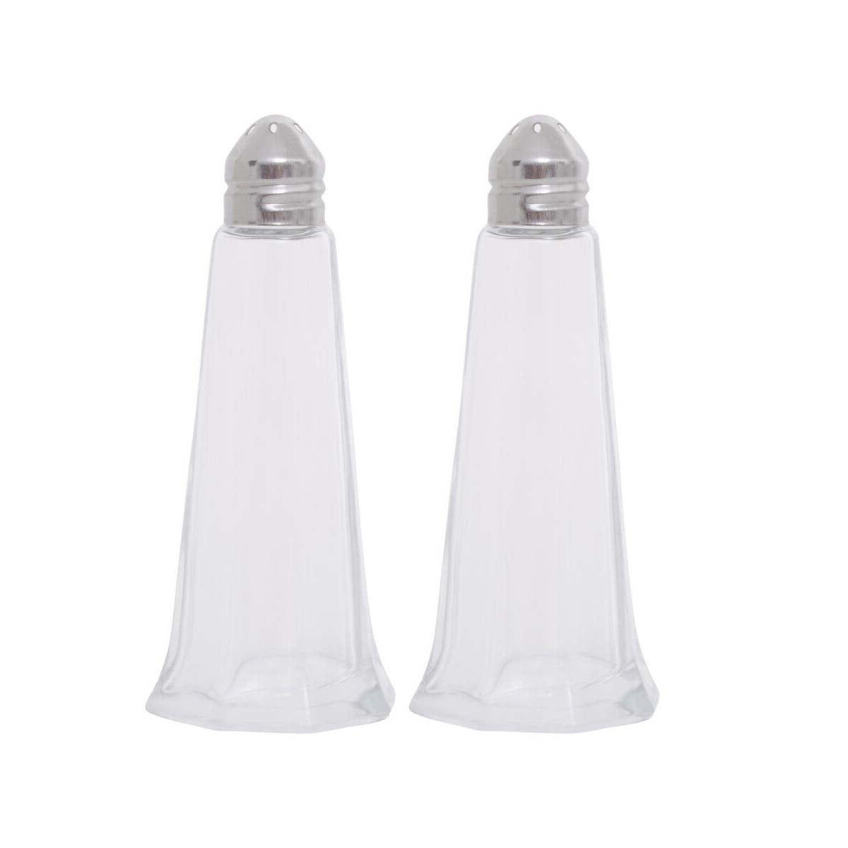 Lighthouse Shaped Glass Salt & Pepper Set (40Ml)