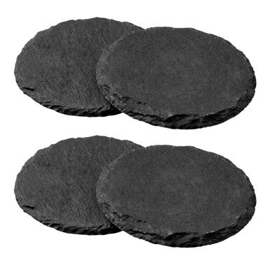 Set Of Four Slate Round Coasters - image 1