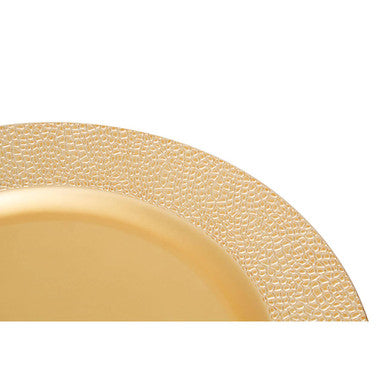 Paxton Gold Pebble Effect Charger Plate