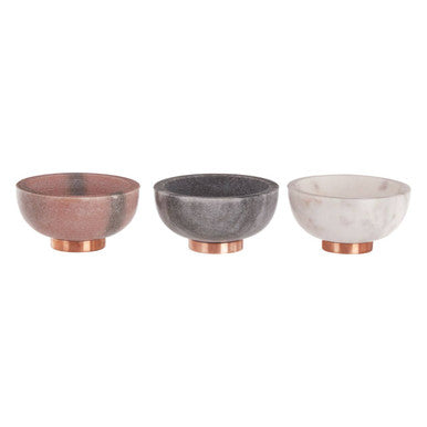 Monzaro Set Of 3 Marble Dipping Bowls - image 1