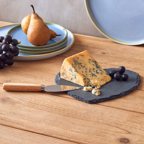 Carter Heart Slate Cheese Board With Knife - image 2