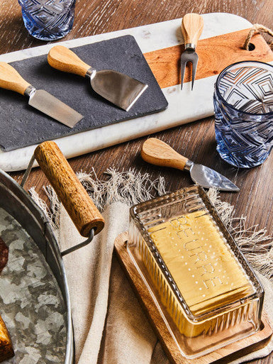 Carter Slate Board And 4 Piece Cheese Knife Set - image 3