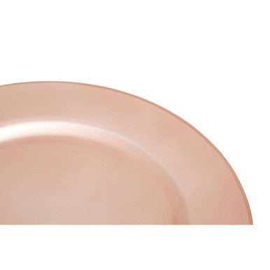 Dia Rose Gold Finish Charger Plate - image 4