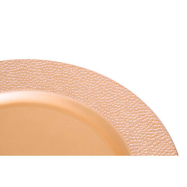 Dia Rose Gold Pebble Effect Charger Plate - image 4