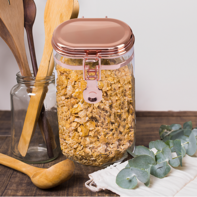 Gozo Jar With Copper Lid 750 Ml - image 2