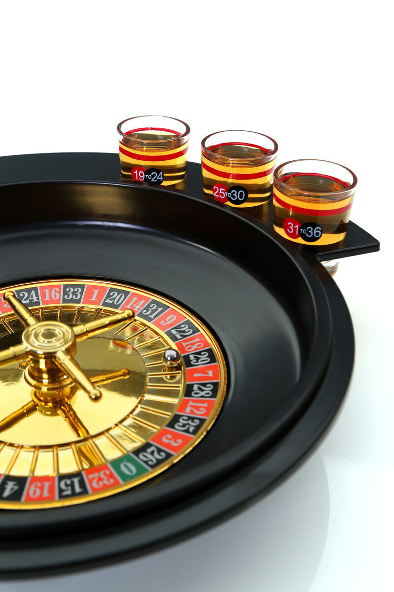 Roulette 6 Shot Glass Drinking Game