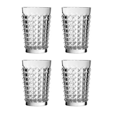 Set Of Four Pyramid Hi Ball Glasses - image 1