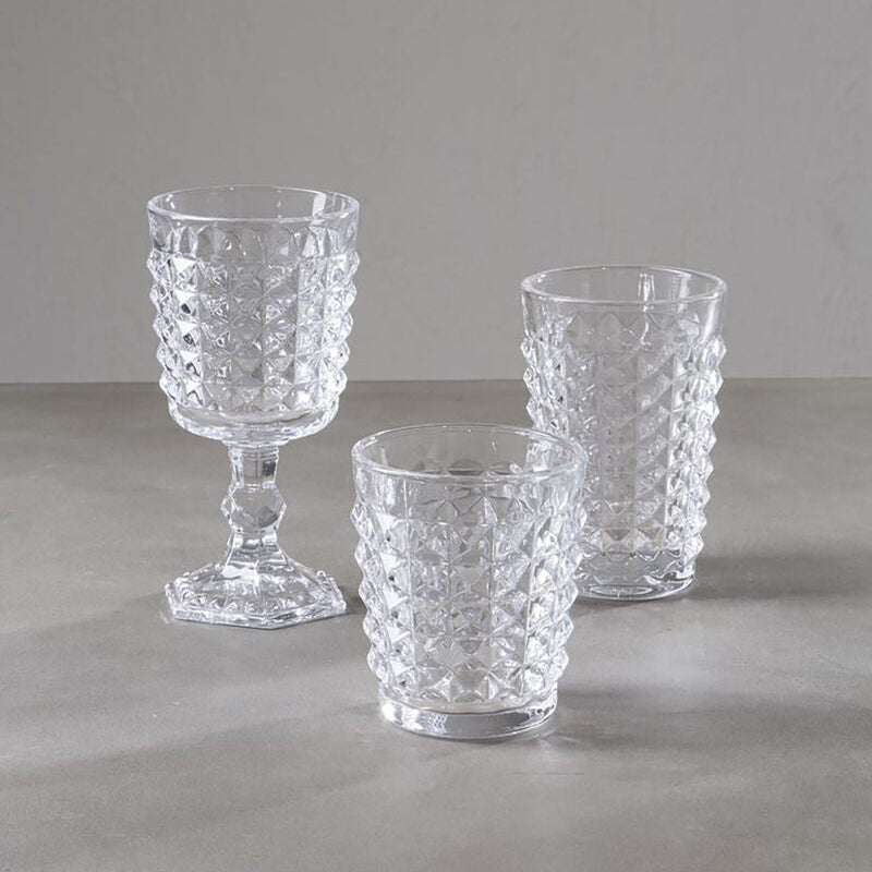Set Of Four Pyramid Hi Ball Glasses