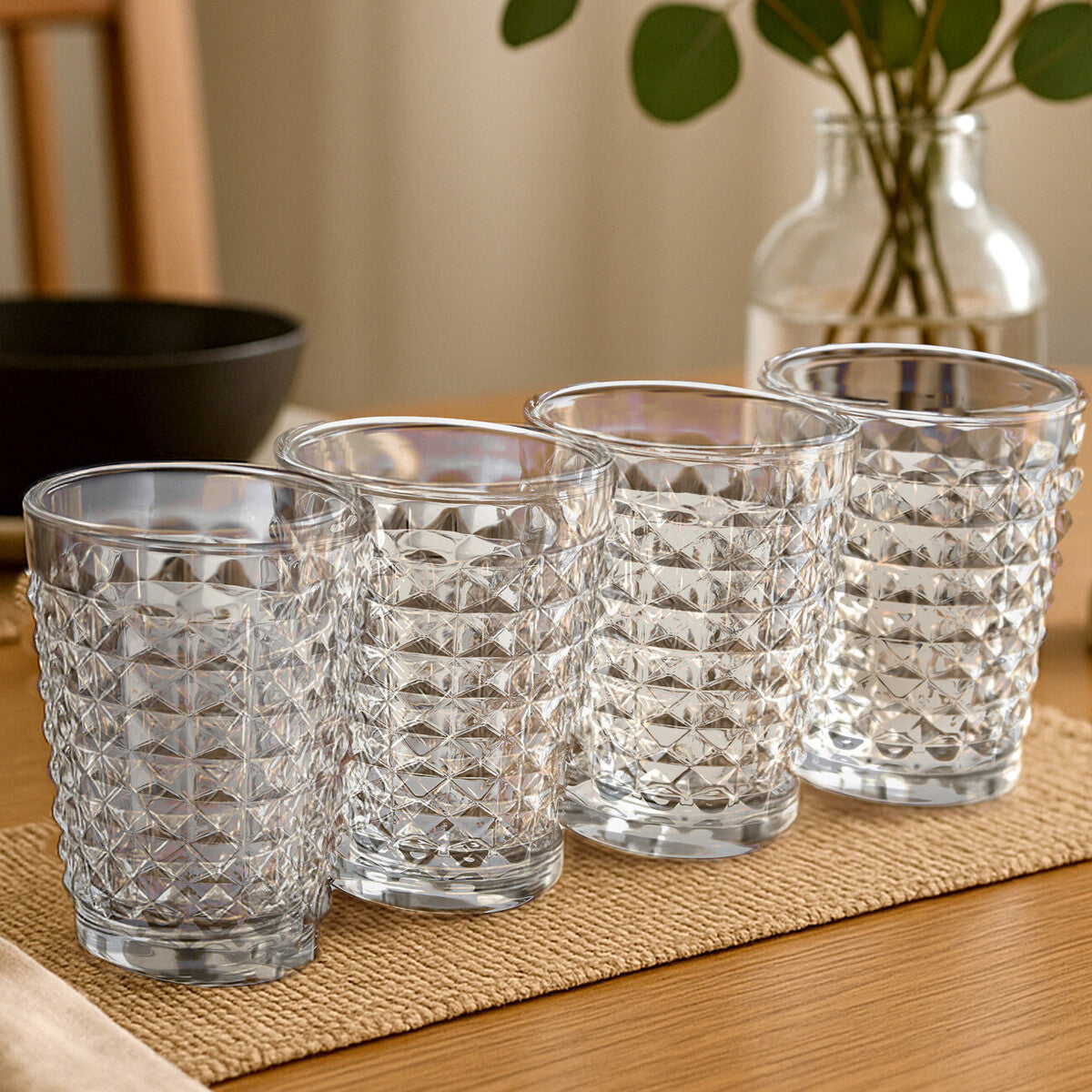 Set Of Four Pyramid Hi Ball Glasses - image 2