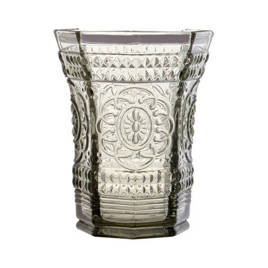 Baroque Smoked Glass Tumbler - image 1