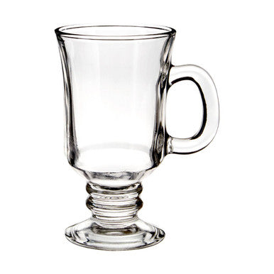 Euri Set of Four 240ml Clear Irish Coffee Glasses