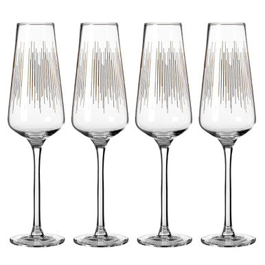 Jazz Champagne Glasses Set Of 4