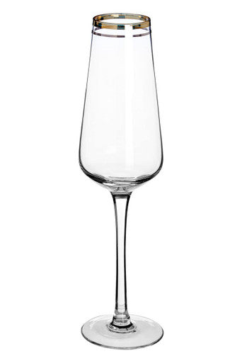 Set Of Four Charleston Champagne Glasses