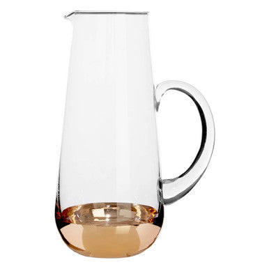 Horizon Clear And Gold Finish Pitcher