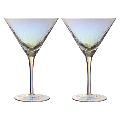 Aurora Set Of 2 Lustre Cocktail Glasses