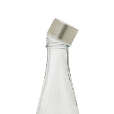 Dayla Clear Glass 550Ml Bottle With Metal Lid