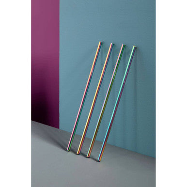 Mimo Set Of 4 Oil Slick Drinking Straws - image 6