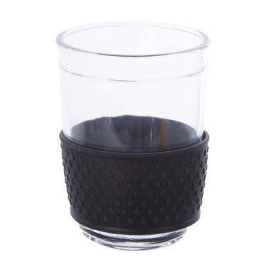 Mimo Glass Mug With Black Silicone Band Lid - image 3