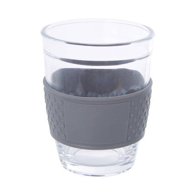 Mimo Glass Mug With Grey Silicone Band Lid - image 3