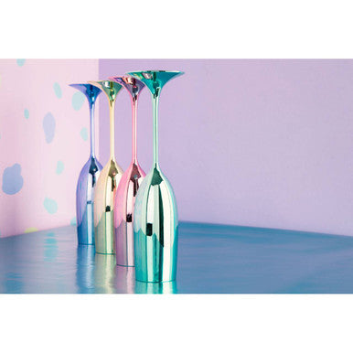 Mimo Set Of 4 Multicolour Champagne Glasses - image 4