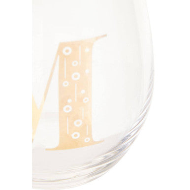 Claro Letter M Curved Tumbler