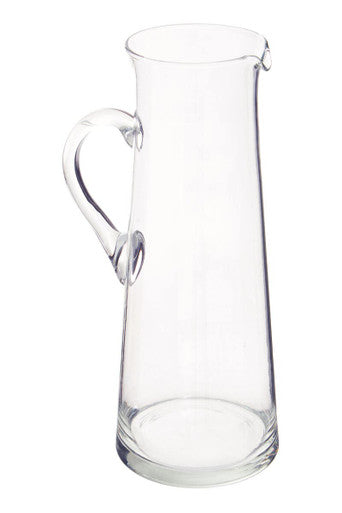 Ambra Clear Glass Pitcher.