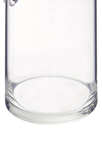 Ambra Clear Glass Pitcher.