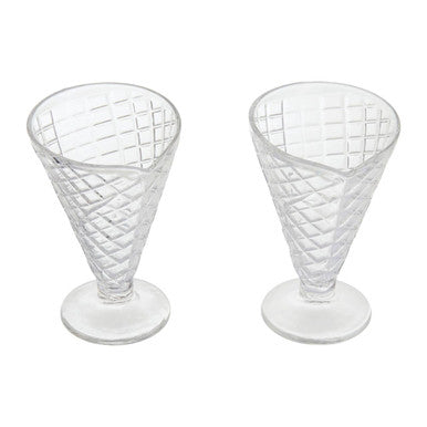 Set of Four Torta Tapered Sundae Dishes