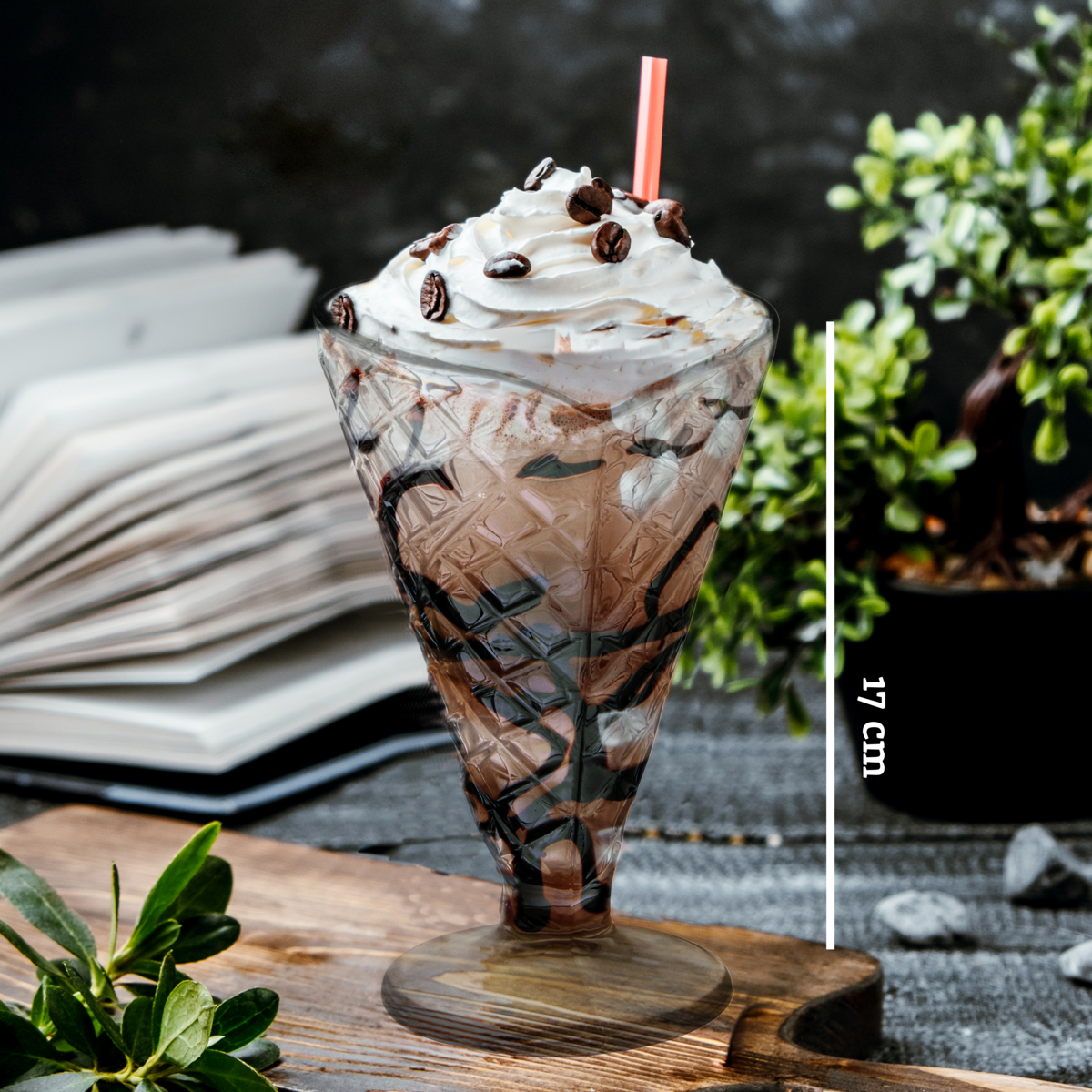 Set of Four Torta Tapered Sundae Dishes