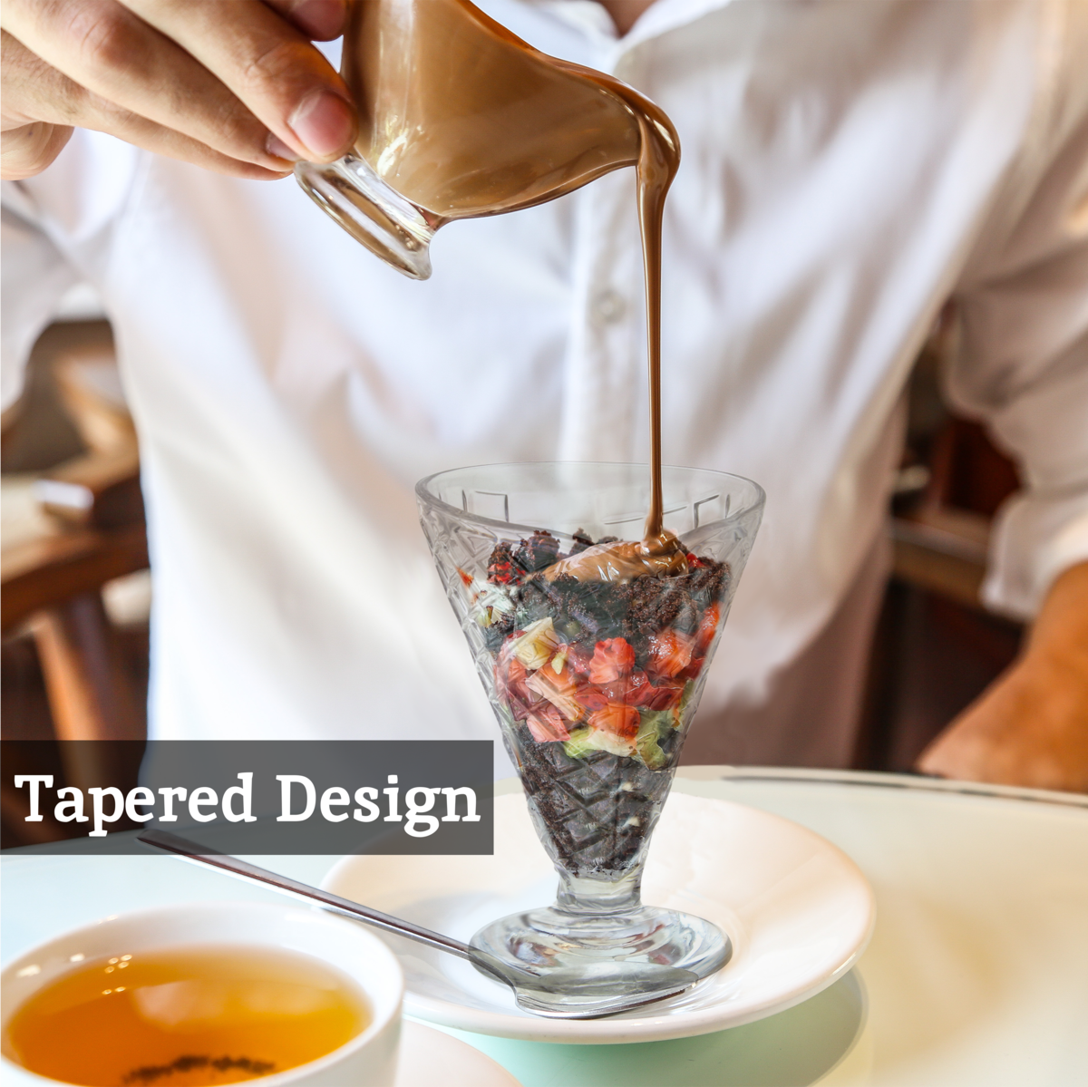 Set of Four Torta Tapered Sundae Dishes