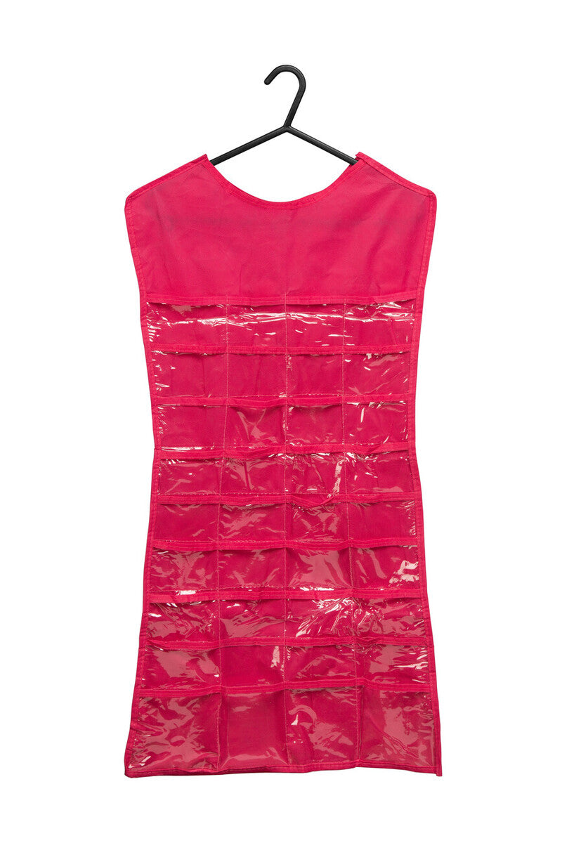 Hot Pink Dress Design Jewellery Organiser | Verti
