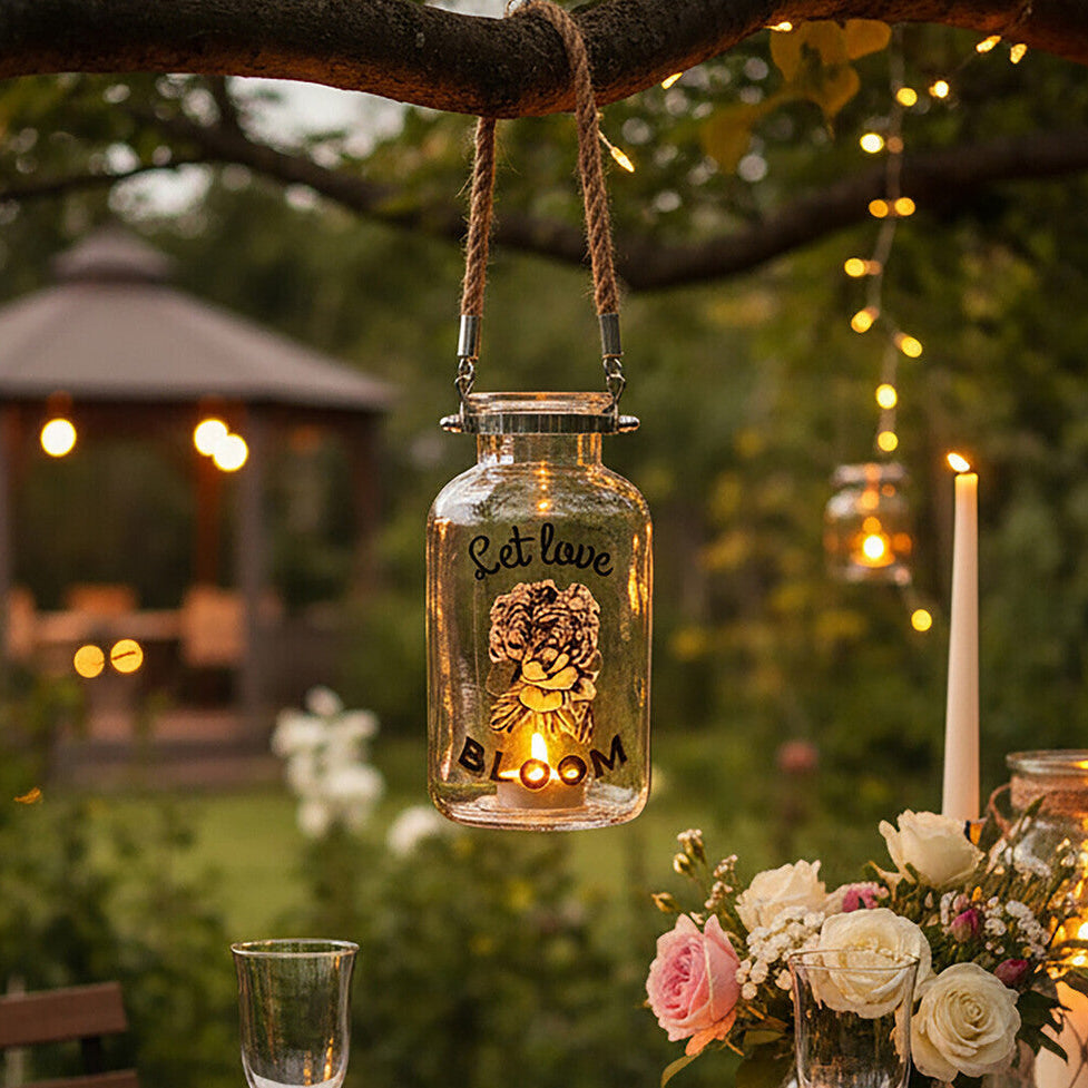 Felicity Bloom Glass Lantern - image 2