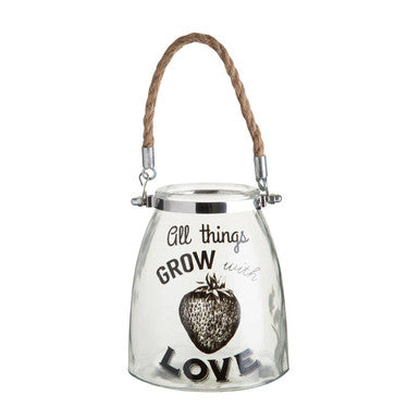 Felicity All Things Grow Glass Lantern - image 1