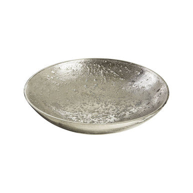 Hempstead Large Nickel Finish Bowl