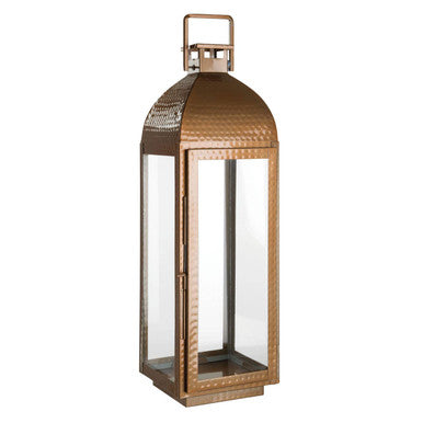 Ravi Large Lantern with Copper Finish - image 1