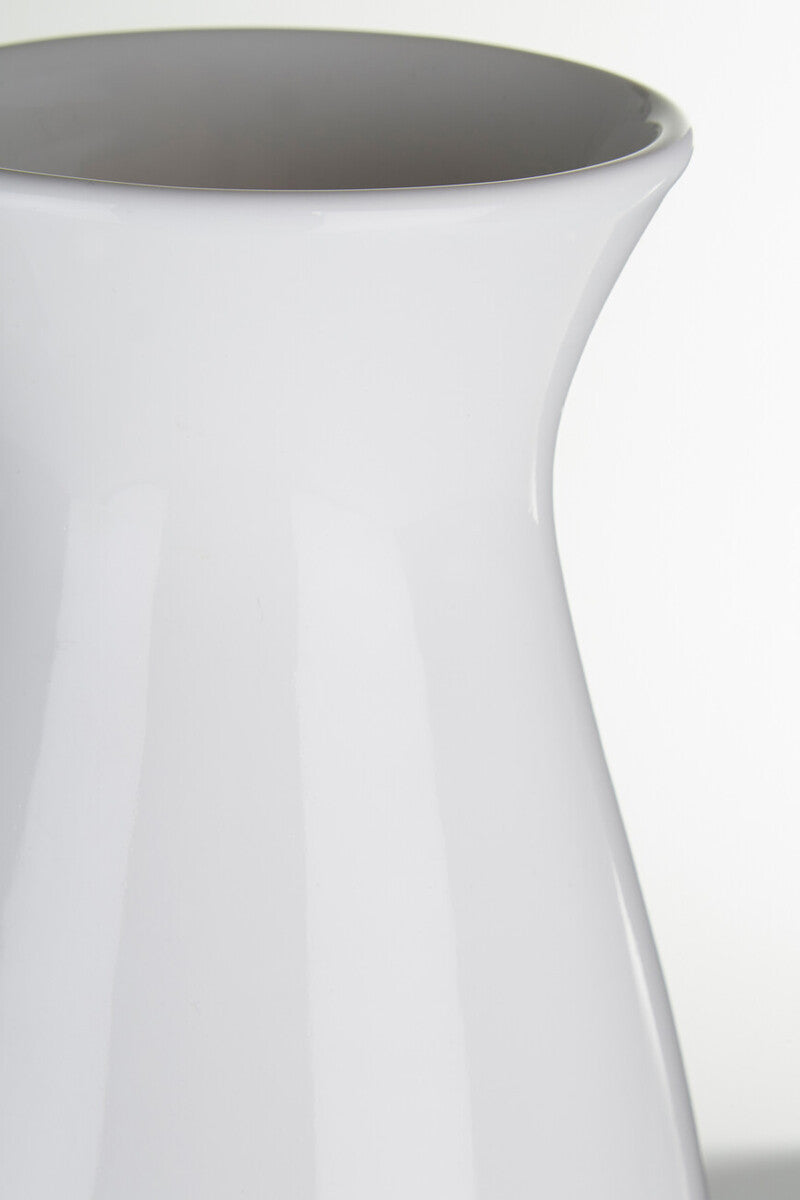 White and Black Bloom Vase